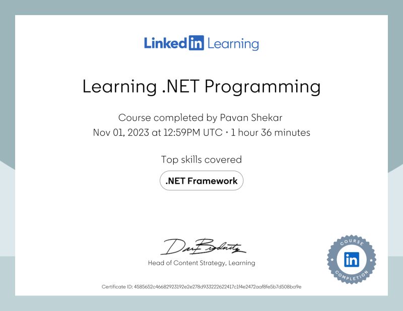 Certificate Title